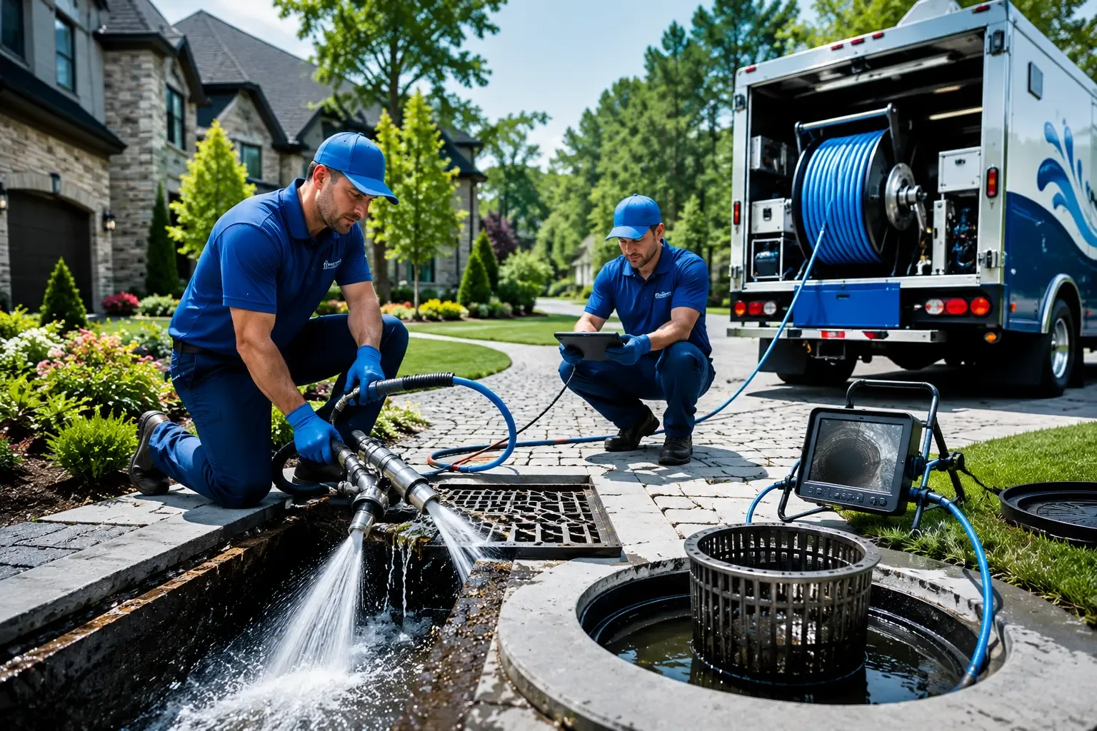 Local outdoor drain cleaning professionals in Saint Georges, DE